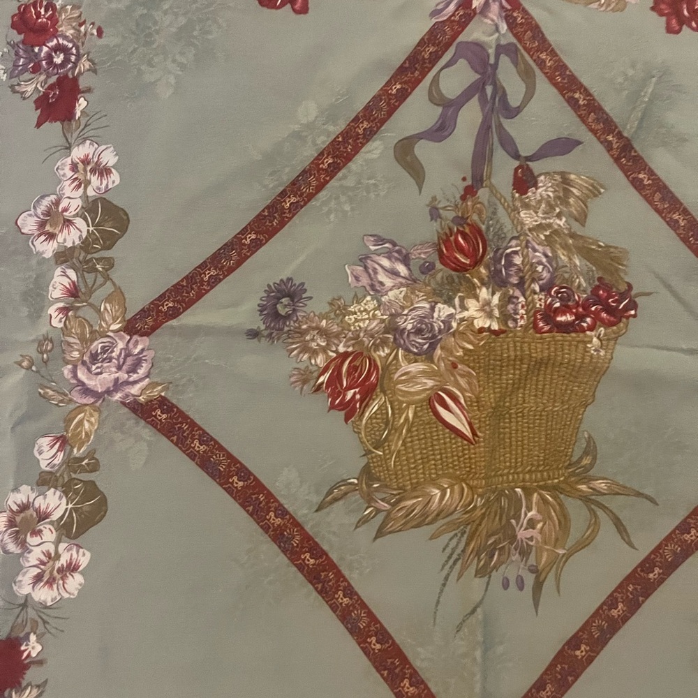 Nina Ricci Floral Embroidered Scarf - Picture 3 of 6